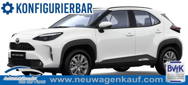 Toyota Yaris Cross - "Active" 1.5 hybrid 116PS CVT (Automatik), 3 Jahre Garantie, 16" Alu, Winterpaket (Sitzheizung, Lederlenkrad beheizt), R&uuml;ckfahrkamera, Klimaautomatik, ACC Tempomat, Multimedia 9" + Smartphone-Integration, Mittelarmlehne, Nebelscheinwerfer, Dachreling