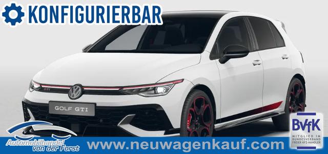 Volkswagen Golf GTI - "GTI Edition 50" LIEFERUNG KOSTENLOS! 2.0 TSI 325PS, 19" Alu, NAVI Discover 12,9", IQ Light Matrix-LED, Fahrwerksregelung DCC, Top-Sportsitze, ACC, Parksensoren vo/hi, R&uuml;ckfahrkamera, Travel Assist, 3-Zonen-Climatronic, Digital Cockpit Pro, M-Sportlederlenkrad, Privacy-Glas, Side Assist