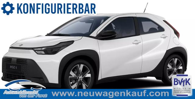 Toyota Aygo X - "Play / EU-Active" LIEFERUNG KOSTENLOS! 1.5 Hybrid 115PS CVT/AUTOMATIK, 3 Jahre Garantie, 17" Alufelgen, Sitzheizung, R&uuml;ckfahrkamera, Klimaautomatik, Audiosystem 9" + Smartphone-Integration, Lederlenkrad, ACC, ZV mit Fernbedienung