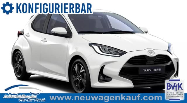 Toyota Yaris - "Style / EU-Teamplayer" LIEFERUNG KOSTENLOS! 1.5 Hybrid 115PS CVT/AUTOMATIK, 3J. Garantie, 16" Alufelgen, LED-Scheinwerfer, 7"Digitales Display, Privacy-Glas, Klimaautomatik, Sitzheizung, Lederlenkrad beheizt, R&uuml;ckfahrkamera, ACC, Radio 9" + Smartphone-Integration, Armlehne, ZV mit Fernbedienung