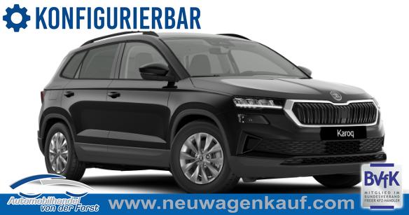 Skoda Karoq - "Sondermodell Classic" (1) LIEFERUNG KOSTENLOS! 2.0 TDI 150PS DSG/AUTOMATIK, 16" Alu, Elektr. Heckklappe, Parksensoren vo/hi, R&uuml;ckfahrkamera, Climatronic, Tempomat, Radio 8"+Smartlink, Kessy, Virtual Cockpit, Sitzheizung, Dachreling, SunSet