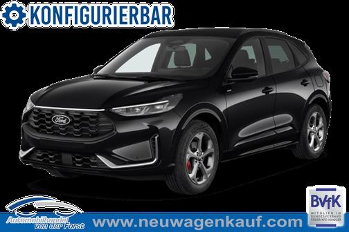 Ford Kuga - "ST-Line" ca. 40% VORTEIL & LIEFERUNG KOSTENLOS! 2.5 Duratec Hybrid FHEV 183PS CVT (AUTOMATIK) ALLRAD, 5 Jahre Garantie, 18" Alu, Navigation 13"-Display, Parksensoren vorne/hinten, R&uuml;ckfahrkamera, Climatronic, Privacy-Glas, Key-Free-System, Tempomat, LED-Scheinwerfer