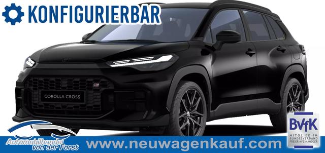 Toyota Corolla Cross - "GR Sport" PREISGARANTIE & LIEFERUNG KOSTENLOS! 2.0 Hybrid AWD-i ALLRAD 180PS CVT/AUTOMATIK, 3 Jahre Garantie, 19" ALU, Elektr. Heckklappe, Privacy-Glas, Sitzheizung, Lederlenkrad beheizt, Klimaautomatik, PDC+R&uuml;ckfahrkamera, Cloud-Navigationsfunktion, Adaptiver Tempomat, Toter-Winkel-Warner