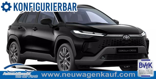 Toyota Corolla Cross - "Lounge" PREISGARANTIE & LIEFERUNG KOSTENLOS! 2.0 Hybrid 180PS CVT/AUTOMATIK, 3J Garantie, 18" ALU, PANORAMADACH, LEDERPOLSTER, MATRIX-LED, JBL-SOUND, Elektr. Heckklappe, Privacy-Glas, Sitzheizung, Lederlenkrad beheizt, Klimaautomatik, PDC+360&deg;-Kamera, Cloud-Navigationsfunktion, ACC, Toter-Winkel