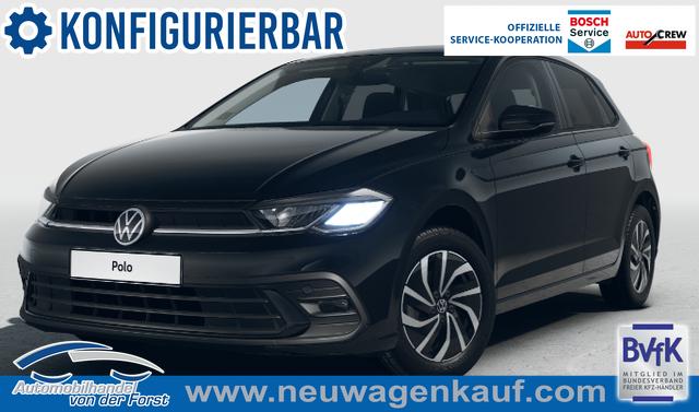 Volkswagen Polo - "Life" LIEFERUNG KOSTENLOS & PREISGARANTIE* 1.0 TSI 95PS, 15" ALU, PARKSENSOREN HI, RADIO COMPOSITION/USB VO+HI/BT/DAB/APP-CONNECT KLIMA LED-SCHEINW./-R&Uuml;CKLEUCHTEN NEBELSCHEINW. LANE ASSIST M&Uuml;DIGKEITSERK. DIG. COCKPIT MUFU-LEDERLENKRAD  AU&szlig;ENSPIEGEL ANKLAPPBAR MITTELARML. DOPPELTER LADEBODEN