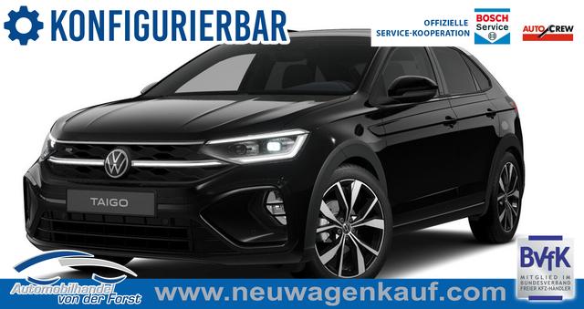 Volkswagen Taigo - "R-Line LIMITED" LIEFERUNG KOSTENLOS & PREISGARANTIE* 1.0 TSI 115PS DSG/AUTOMATIK inkl. 18" Alu Misano, Metallic, LED-MATRIX-Scheinwerfer IQ LIGHT, Keyless, Sicht-Paket, R&uuml;ckfahrkamera, Parksensoren vo/hi, Abgedunkelte Scheiben, Radio Ready2Discover + App-Connect, Klima, Sportsitze, M-Lederlenkrad