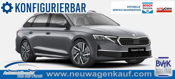 Skoda Octavia Combi - "Sondermodell Dynamic" LIEFERUNG KOSTENLOS! 1.5 TSI 150PS, 5J GARANTIE, 18" Alu, MATRIX-LED, NAVI 13", Elektr. Heckklappe, Kessy, Alarm, Side Assist, Interieur LOUNGE, Beheizte Frontscheibe, Sitzheizung, M-Lederlenkrad beheizt, SunSet, Parksensoren vorn/hinten, R&uuml;ckfahrkamera, Virtual Cockpit 10"
