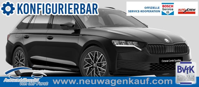 Skoda Octavia Combi - "Sportline" LIEFERUNG KOSTENLOS & PREISGARANTIE* 1.5 TSI ACT 150PS, 5 JAHRE GARANTIE, 17" ALU, Climatronic, NAVI 13", Elektr. Heckklappe, ACC, Alarm, Parksensoren vo/hi, Privacy-Glas, KESSY, R&uuml;ckfahrkamera, Virtual Cockpit 10", Sitzheizung, LED-Scheinwerfer, Sportfahrwerk, Travel-Assistent