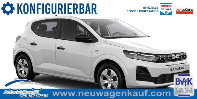 Dacia Sandero - "Essential" PREISGARANTIE & LIEFERUNG KOSTENLOS! 1.0 TCe 100, NEUES MODELL, 3 Jahre Garantie, Parksensoren hinten, Tempomat, Multimedia-System Media Control, Regen-/Licht-Sensor, Zentralverriegelung mit Fernbedienung, Elektr. Fensterheber vorne, Fahrersitz h&ouml;henverstellbar