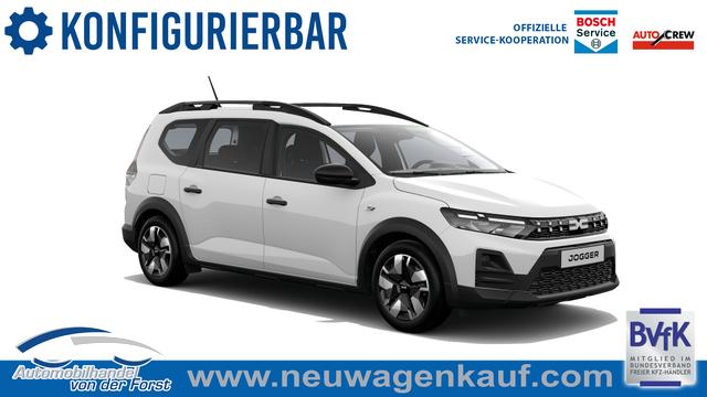 Dacia Jogger - "Essential" PREISGARANTIE & LIEFERUNG KOSTENLOS! Eco-G 120 (LPG/Benzin), 5-SITZPL&Auml;TZE, 3 Jahre Garantie, Klimaanlage, Parksensoren hinten, Radio Multimedia Control, Tempomat, Dachreling