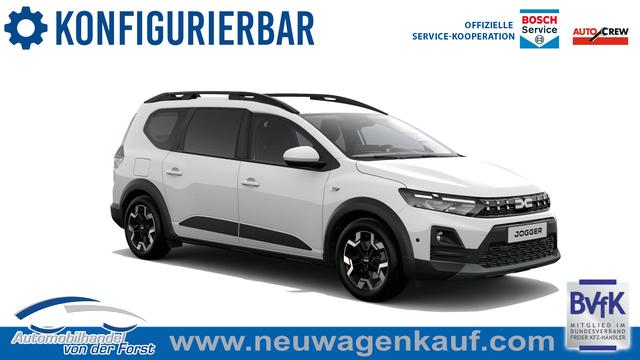 Dacia Jogger - "Journey" PREISGARANTIE & LIEFERUNG KOSTENLOS! TCe 110, 5-SITZPL&Auml;TZE, 3J Garantie, 16" Alu, MEDIA NAV 10", WINTER-PAKET, Klimaautomatik, HandsFree, Toter-Winkel-Warner, Parksensoren v/h, Multiview-Kamera, Abgedunkelte Scheiben, Lederlenkrad, NSW, Armlehne, Tempomat