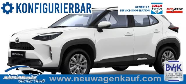 Toyota Yaris Cross - "Active / EU-Comfort" LIEFERUNG KOSTENLOS! 1.5 hybrid 116PS CVT (Automatik), 3 Jahre Garantie, 16" Alu, Winterpaket (Sitzheizung, Lederlenkrad beheizt), R&uuml;ckfahrkamera, Klimaautomatik, ACC Tempomat, Multimedia 9" + Smartphone-Integration, Mittelarmlehne, Nebelscheinwerfer, Dachreling
