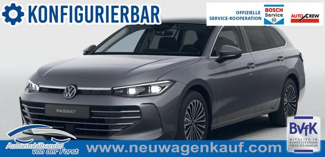 Volkswagen Passat Variant - "Elegance" PREISGARANTIE & LIEFERUNG KOSTENLOS" 1.5 eTSI 150PS DSG, Metallic, 17" Alu, Leder Varenna/Massage/ergoSitze, Head-up-Display, NAVI 15", Privacy-Glas, Elektr. Heckklappe, 3Z-Climatronic, IQ LIGHT MATRIX, Sitzheizung, M-Lederlenkrad beheizt, ACC, Alarm, Park Assist, PDC, R-Kamera, Keyless