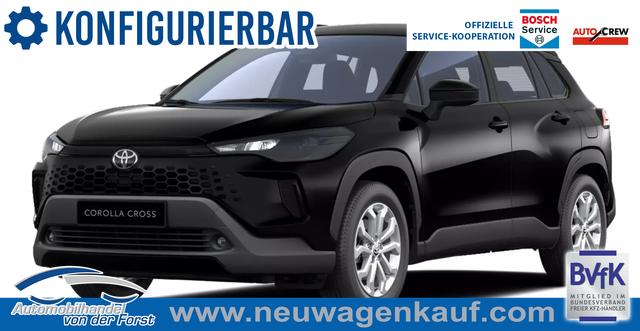 Toyota Corolla Cross - "Active" PREISGARANTIE & LIEFERUNG KOSTENLOS! 1.8 Hybrid 140PS CVT/AUTOMATIK, 3 Jahre Garantie, 17" Alufelgen, Sitzheizung, Klimaautomatik, R&uuml;ckfahrkamera, Cloud-Navigationsfunktion, Smartphone-Integration, Adaptiver Tempomat, LED-Scheinwerfer, Dachreling