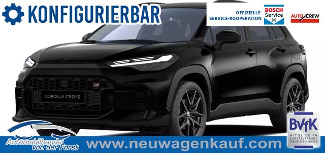 Toyota Corolla Cross - "GR Sport" PREISGARANTIE & LIEFERUNG KOSTENLOS! 2.0 Hybrid AWD-i ALLRAD 180PS CVT/AUTOMATIK, 3 Jahre Garantie, 19" ALU, Elektr. Heckklappe, Privacy-Glas, Sitzheizung, Lederlenkrad beheizt, Klimaautomatik, PDC+R&uuml;ckfahrkamera, Cloud-Navigationsfunktion, Adaptiver Tempomat, Toter-Winkel-Warner