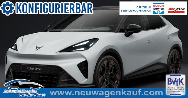 Cupra Raval - "VZ 225/55" LIEFERUNG KOSTENLOS! "VZ" 225/55, 5 Jahre Garantie, 19" Alufelgen, DCC-Fahrwerk, KESSY, Alarm, 2-Zonen-Climatronic, Radio 12,9" + Full Link, Digitales Cockpit, Parksensoren vorn/hinten, R&uuml;ckfahrkamera, Sportschalensitze DINAMICA, FULL-LED-Scheinwerfer, Privacy-Glas