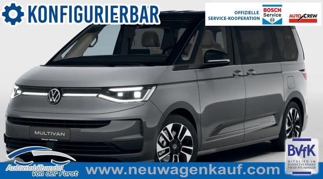 Volkswagen T7 Multivan - "Edition" (NEUES MODELL) Preisgarantie & KOSTENLOSE LIEFERUNG! 2.0 TDI 150PS DSG LANGER RADSTAND, 7-Sitzer, 18" ALU, IQ LIGHT MATRIX-LED, Privacy-Glas, Climatic, Parksensoren vorn/hinten, R&uuml;ckfahrkamera, M-Lederlenkrad, App-Connect, Digital Cockpit Pro, Schiebet&uuml;re li/re