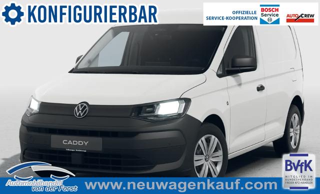 Volkswagen Caddy Cargo - "Basis" (NEUES MODELL) KOSTENLOSE LIEFERUNG & PREISGARANTIE* 1.5 TSI 115PS 6-Gang, KURZER Radstand, 2-Zonen-Climatronic, Parksensoren vorn/hinten, Tempomat, Radio Ready2Discover 12,9" + App-Connect, M-Lederlenkrad, Vorbereitung AHK, Trennwand, Schiebet&uuml;r rechts, Heckfl&uuml;gelt&uuml;ren, Digital Cockpit Pro