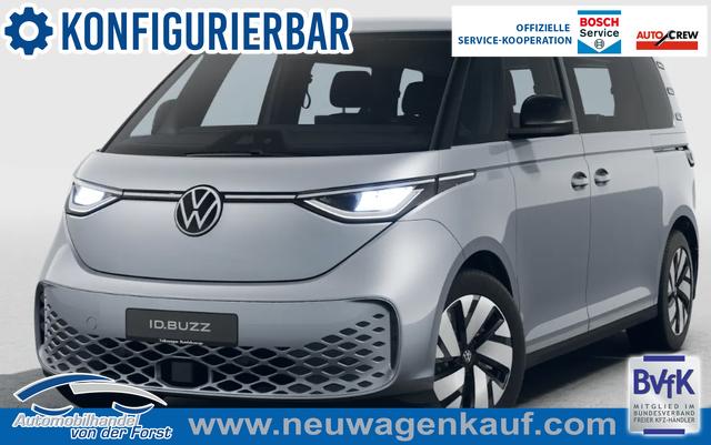 Volkswagen ID. Buzz - "PRO 7-Sitzer 210KW/286PS 86kWh LANG" LIEFERUNG KOSTENLOS! 7-SITZPL&Auml;TZE, 19" ALUFELGEN, 2-Zonen-Climatronic, Infotainment 12,9" + App-Connect, ACC Tempomat, Parksensoren vorne und hinten, Schiebet&uuml;re links und rechts, LED-Scheinwerfer