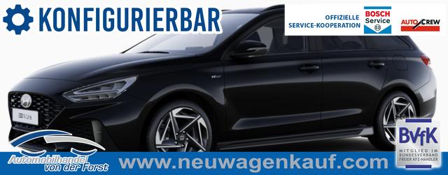 Hyundai i30 Kombi - "N Line" LIEFERUNG KOSTENLOS! 1.6 T-GDI 150PS 7DCT/AUTOMATIK, 18" Alufelgen, Sportsitze, Alupedale, Winter-Paket, 2-Zonen-Klimaautomatik, Privacy-Glas, Navigation 10,25", Parksensoren vorne und hinten, R&uuml;ckfahrkamera, Tempomat, Sportlenkrad, Alarm