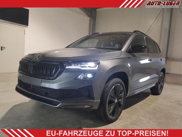 Skoda Karoq - Sportline 1,5 TSI 150 PS DSG Navi-Anhängerkupplung-LED-Matrix-AppleCarPlay-Android-Auto-ACC-Kessy-2-Zonen-Klimaautomatik-18''Alu-Sofort