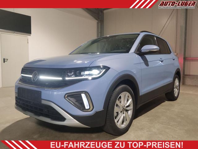 Volkswagen T-Cross - Exclusive 1.5 TSI 150 PS DSG AppleCarPlay-AndroidAuto-LED-Matrix-2-Zonen-Klimaanlage-Rückfahrkamera-Sitzheizung-Keyless-17''Alu-Sofort