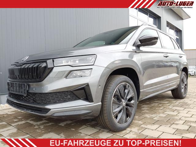 Skoda Karoq - Sportline 1,5 TSI 150 PS DSG Navi-4x Sitzheizung-Canton Sound-Anhängerkupplung-LED-Matrix-AppleCarPlay-Android-Auto-ACC-Kessy-2-Zonen-Klimaautomatik-18''Alu-Sofort