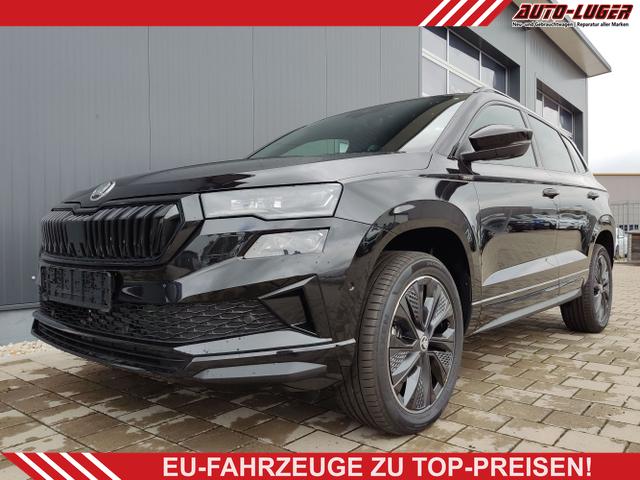 Skoda Karoq - Sportline 1,5 TSI 150 PS DSG Navi-4x Sitzheizung-Canton Sound-Anhängerkupplung-LED-Matrix-AppleCarPlay-Android-Auto-ACC-Kessy-2-Zonen-Klimaautomatik-18''Alu-Sofort