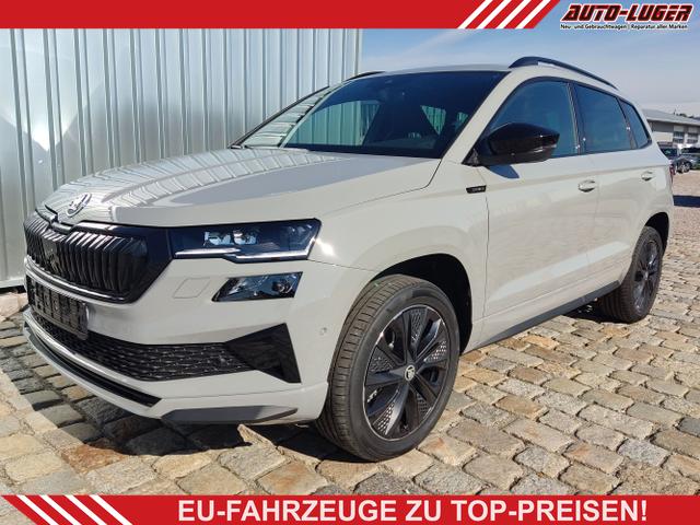 Skoda Karoq - Sportline 1,5 TSI 150 PS DSG Navi-4x Sitzheizung-Canton Sound-Anhängerkupplung-LED-Matrix-AppleCarPlay-Android-Auto-ACC-Kessy-2-Zonen-Klimaautomatik-18''Alu-Sofort