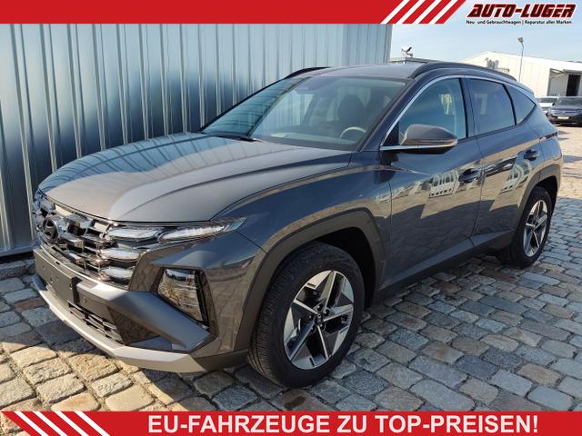 Hyundai TUCSON - GO Plus 1.6 T-GDI 48V 2WD 7DCT Navi-18"-2 Zonen Klimaautomatik-LED-Kamera-el. Heckklappe-4x Sitzheizung-Sofort