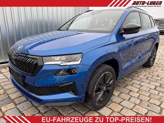 Skoda Karoq - Sportline 1,5 TSI 150 PS DSG Navi-4x Sitzheizung-Canton Sound-Anhängerkupplung-LED-Matrix-AppleCarPlay-Android-Auto-ACC-Kessy-2-Zonen-Klimaautomatik-18''Alu-Sofort