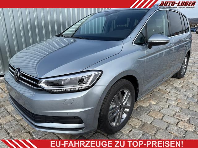 Volkswagen Touran - Comfort Plus Edition 1.5 TSI EVO2 110kW/150PS 7DSG 7-Sitzer-el. AHK inkl. TrailerAssist-Navi-LED-Kessy-R&uuml;ckfahrkamera-Parklenkassist-el.Heckklappe-ACC-3-Zonen Klimaautomatik-Winterpaket-Chrompaket-17''Alu-sofort verf&uuml;gbar