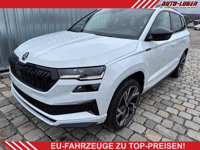Skoda Karoq - Sportline 1,5 TSI 150 PS DSG -5 Jahre Garantie-Navi-4x Sitzheizung-Canton Sound-Anh&auml;ngerkupplung-LED-Matrix-AppleCarPlay-Android-Auto-ACC-Kessy-2-Zonen-Klimaautomatik-19''Alu-Sofort