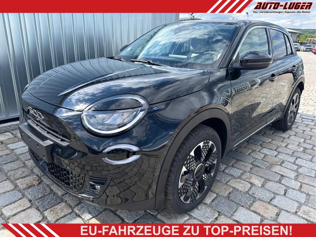 Fiat 600 - La Prima Hybrid 1.2 T3 81 kW (110 PS) Klimaautomatik, Massagesitz, Sitzheizung, elektrisch verstellbarer Fahrersitz, Radio, DAB, Apple CarPlay, Android Auto, Navigationssystem, 18 Zoll Leichtmetallfelgen-Sofort