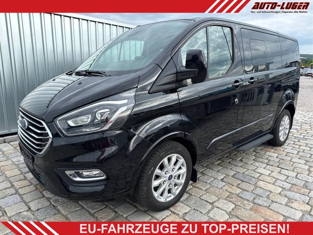 Ford Tourneo Custom - Titanium 2.0 TDCI 136 kW/185 PS - 6-Gang-Schaltgetriebe NAVI-DAB-Bluetooth-AppleCarPlay&AndroidAuto-Tempomat-Klimaanlage-8Sitzer-AHK-PDC 2x & Kamera-sofort verf&uuml;gbar