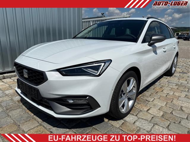 Seat Leon Sportstourer - FR 1.5 eTSI Mild Hybrid 150PS 7DSG - 5 Jahre GARANTIE-Anh&auml;ngerkupplung-MATRIX LED-WINTER-SHZ-ACC-Klimaautomatik 3Zonen-beheiz.Lenkrad-NAVI-Ambiente-2xPDC-R&uuml;ckfahrkamera-ALU17"-DAB-elektr. Fensterheber-RDKS-Sunset-USB-Sofort