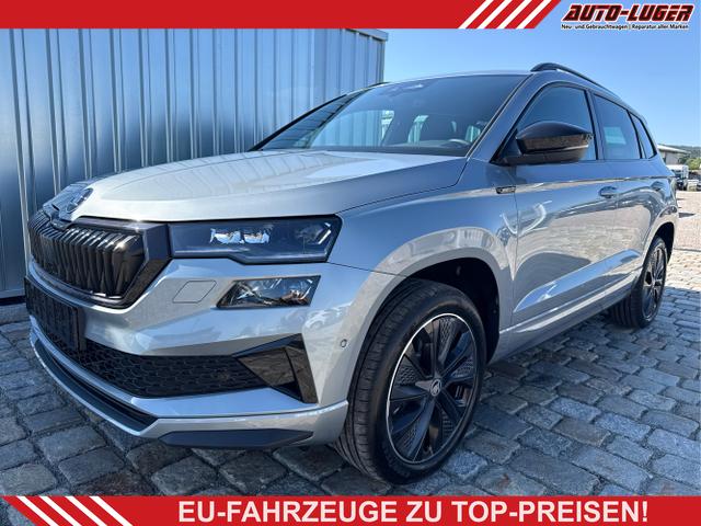 Skoda Karoq - Sportline 1,5 TSI 150 PS DSG -5 Jahre Garantie-Navi-4x Sitzheizung-Canton Sound-Anh&auml;ngerkupplung-LED-Matrix-AppleCarPlay-Android-Auto-ACC-Kessy-2-Zonen-Klimaautomatik-18''Alu-Sofort