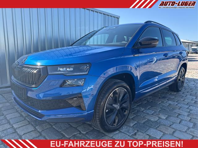 Skoda Karoq - Sportline 1,5 TSI 150 PS DSG -5 Jahre Garantie-Navi-4x Sitzheizung-Canton Sound-Anh&auml;ngerkupplung-LED-Matrix-AppleCarPlay-Android-Auto-ACC-Kessy-2-Zonen-Klimaautomatik-18''Alu-Sofort