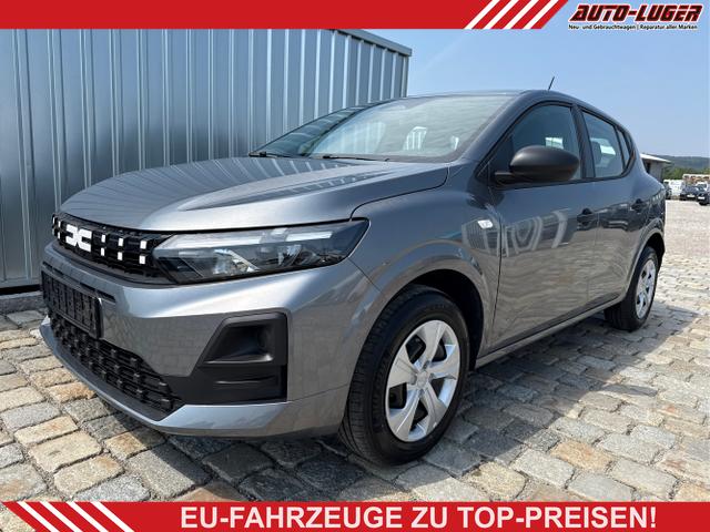 Dacia Sandero - Essential 1,0 100 TCe 74 kW/100 PS-6 Gang-MJ 2026-15&ldquo; Stahlfelgen-Garantie-PDC hinten-Lane Assist-LED-Tempomat-Klimaanlage-DAB-Bluetooth