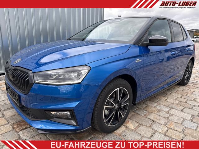 Skoda Fabia - Monte Carlo 1.0 TSI 116 PS 6-Gang-5 Jahre Garantie-Smartlink-DAB-Bluetooth-PDC-Kamera-Kessy-WINTER-SUNSET-SHZ-LED-Climatronic-Tempomat-sofort