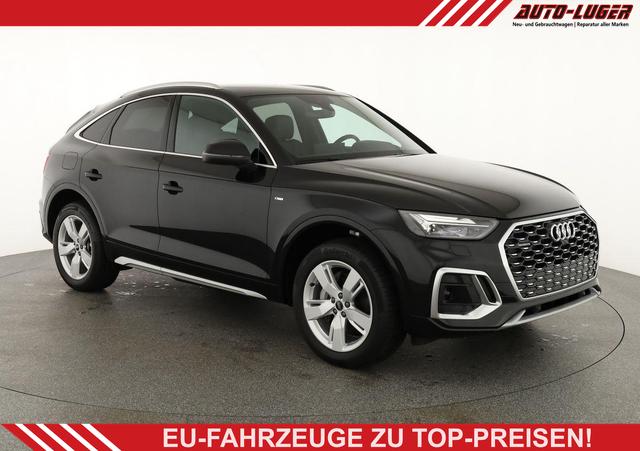 Audi Q5 Sportback - 55 TFSI e quattro S line TFSIe S-LINE, AHK, 19-Zoll, Teilleder