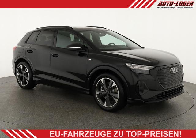 Audi Q4 e-tron - 45 basis quattro S-LINE, Pano, AHK, 20-Zoll, Matrix, Optikpaket schwarz