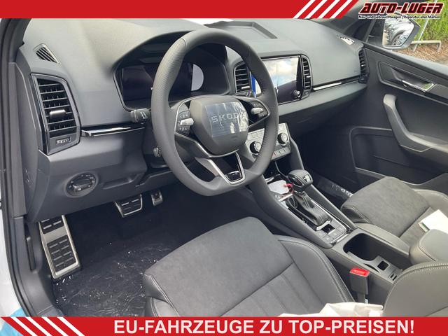 Skoda Karoq - Sportline 4x4 2.0 TSI DSG Sportline, Pano, AHK, Navi, Teilleder, Side, 5 J.-Garantie