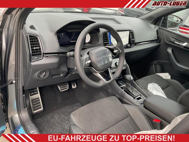 Skoda Karoq - Sportline 4x4 2.0 TSI DSG Sportline, Pano, AHK, Navi, Teilleder, Side, 5 J.-Garantie