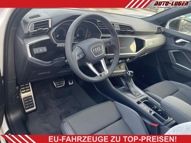 Audi Q3 Sportback - 45 TFSI quattro S line qu S-LINE, AHK, 19-Zoll, Optik schwarz, Navi, Kamera, el. Klappe