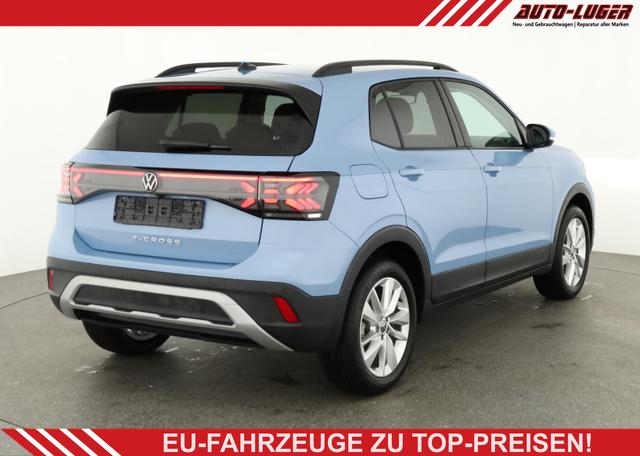 Volkswagen T-Cross - 1.0 TSI 85 kW Life Life, AHK, IQ.Light, Kamera, ACC, Side. Winter, 17-Zoll