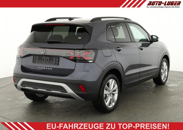 Volkswagen T-Cross - 1.0 TSI 85 kW Life DSG Life, AHK, IQ.Light, Kamera, ACC, Side, Winter, 17-Zoll