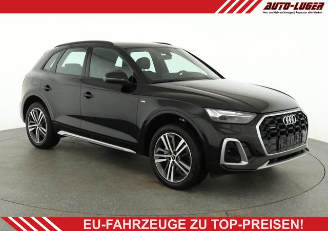 Audi Q5 - 40 TDI quattro S line S-Tronic S-Line, Matrix, AHK, Pano, Teilleder, 20-Zoll