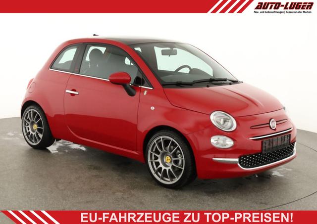 Fiat 500 - RED 1.0 Hybrid Limited Red, Pano, Tempomat, Klima, AppConnect, 17-Zoll