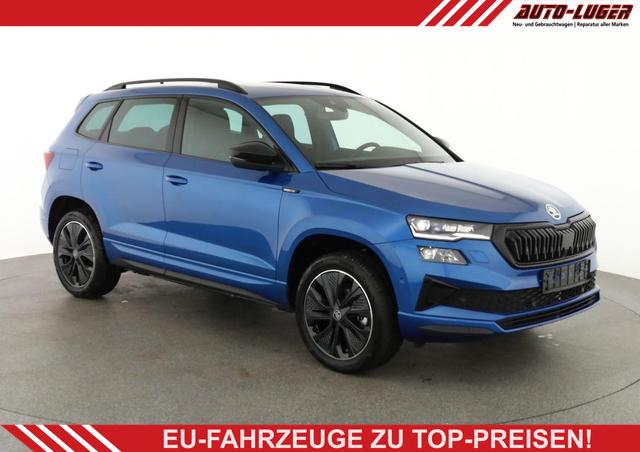 Skoda Karoq - Sportline 1.5 TSI DSG Sportline, Pano, AHK, Navi, CANTON, Matrix, AreaView, Side, FS-beheizbar